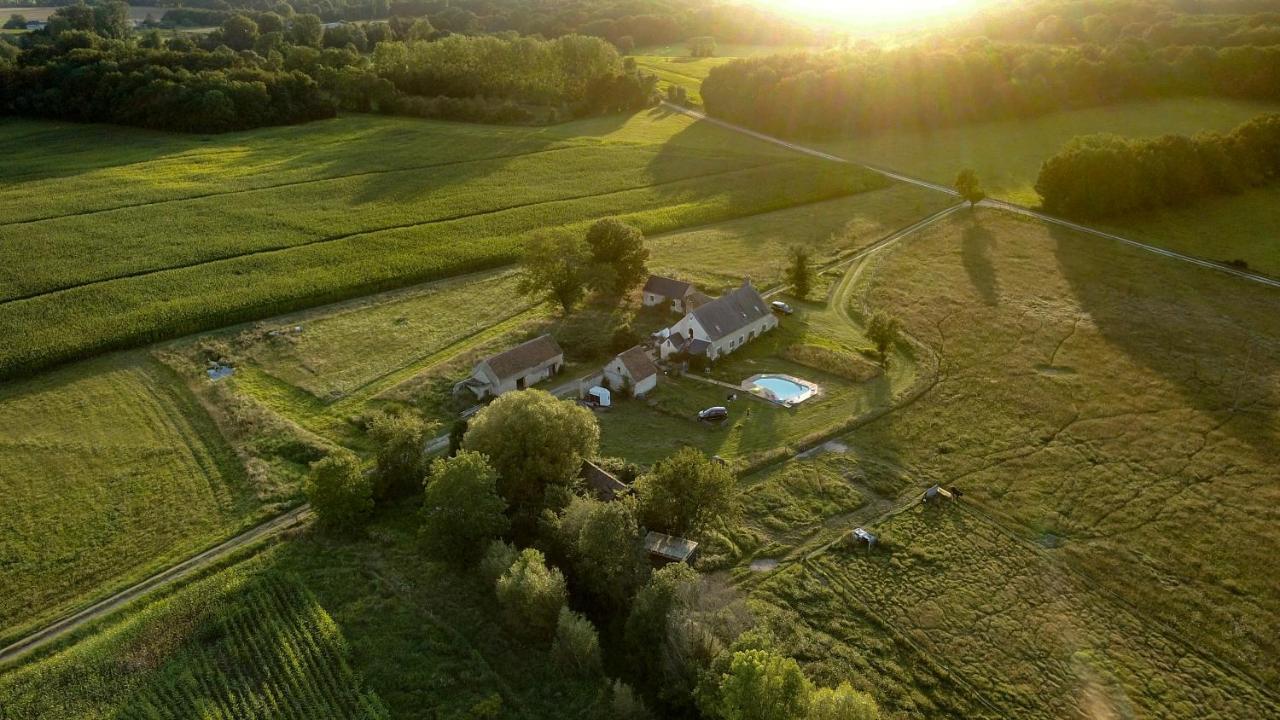 Gite Familial La Tabarderie Courcelles-de-Touraine Esterno foto